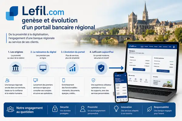 Lefil.com, genèse et évolution d'un portail bancaire régional