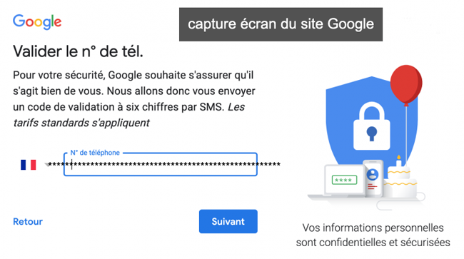 créer un compte gmail sur mon portable