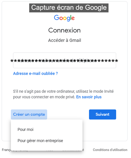 créer un compte gmail gratuitement