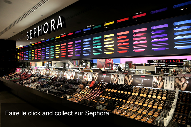 click and collect sur Sephora