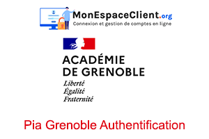 Les étapes d'authentification sur Pia Grenoble