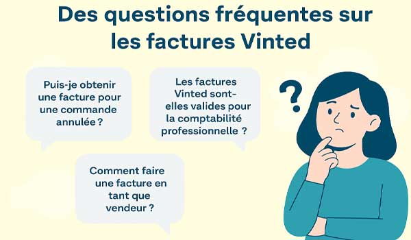 Des questions fréquentes sur les factures Vinted