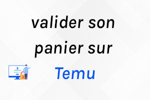 Comment valider son panier sur Temu ?