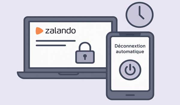 Zalando : Déconnexion automatique et options avancées