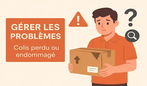 Gérer les problèmes : Colis perdu ou endommagé