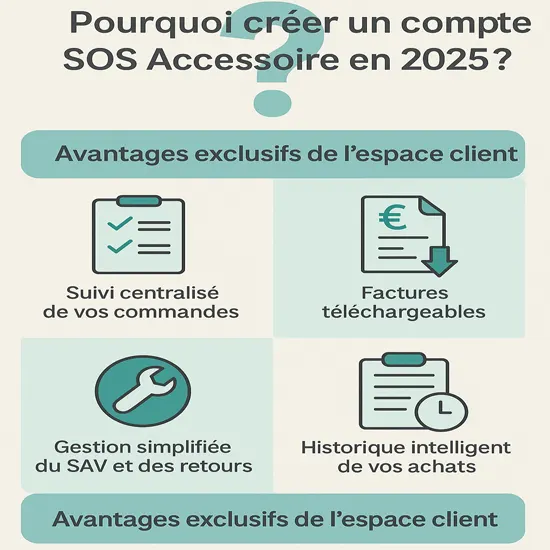 Pourquoi créer un compte SOS Accessoire en 2025 ?