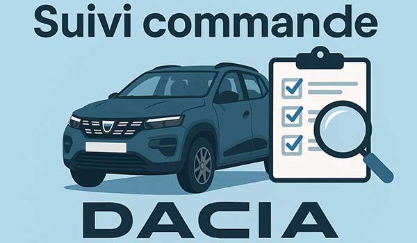 Accéder à My Dacia Suivi Commande