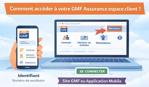 Comment accéder à votre GMF Assurance espace client ?
