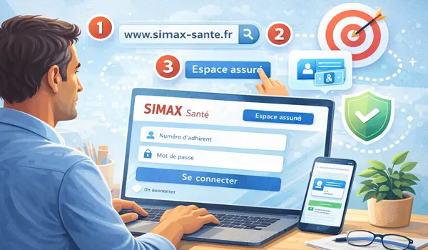Comment accéder à votre espace personnel Simax Santé sans erreur ?
