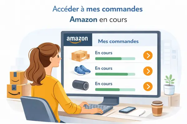 Accéder à mes commandes Amazon en cours
