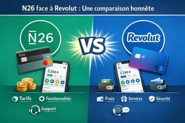 N26 face à Revolut : une comparaison honnête