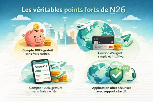 Les véritables points forts de N26
