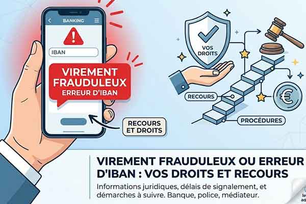 Virement frauduleux ou erreur d'IBAN