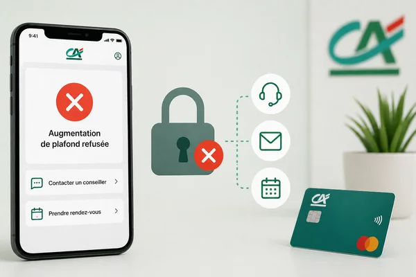 Que faire si l'augmentation est refusée ou bloquée ?