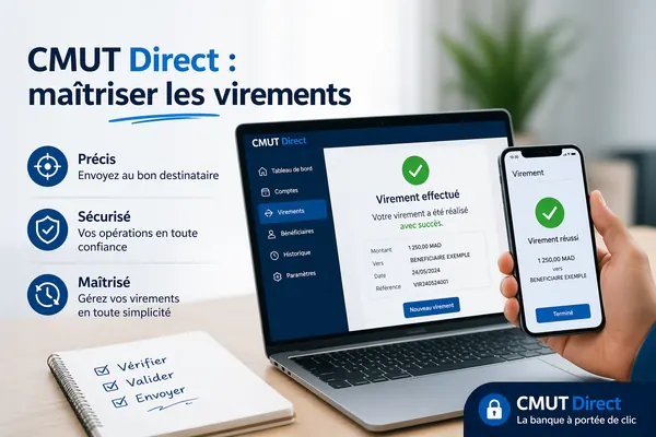 CMUT Direct : maîtriser les virements et la gestion de votre épargne
