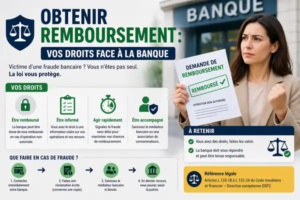 Obtenir remboursement : vos droits face à la banque